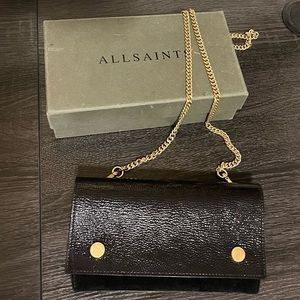 AllSAINTS Albert small leather bag